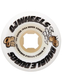 OJ Double Duro 101a/95a Wheels White