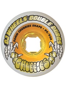 OJ Double Duro Chubbies 99a/95a Wheels White/Gold