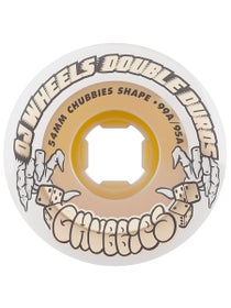 OJ Double Duro Chubbies 99a/95a Wheels White/Gum