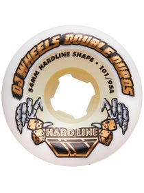 OJ Double Duro 101a/95a Hardline Wheels White