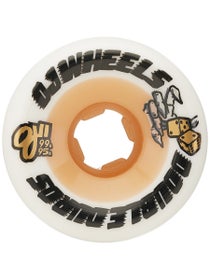 OJ Double Duro 99a/95a Wheels White/Gum