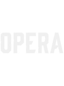 Opera Vinyl Die-Cut Sticker White