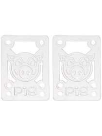 Pig Piles Shock Clear Riser Pads 1/8