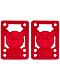 Pig Piles Shock Red Riser Pads 1/8