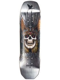 Powell Andy Anderson Heron Silver Foil Deck 8.45 x 31.8