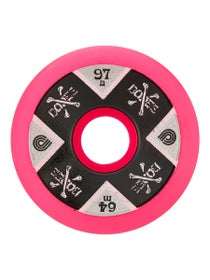 Powell-Peralta Cross Bones 97z Wheels Pink