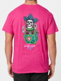 Powell-Peralta Chris Heitt Skull T-Shirt Hot Pink