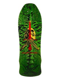 Powell Geegah Skull & Sword Green Veneer Deck 9.75x30