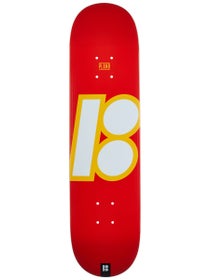 Plan B Slanted OG Red/Yellow Deck 8.0 x 31.33