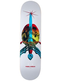Powell Rodriguez Skull & Sword Ylw Fade Deck 8.25x31.95