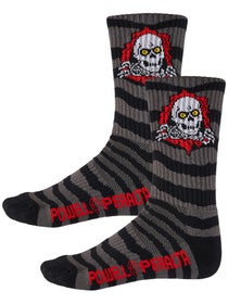 Powell Peralta Ripper Socks Charcoal/Black Rips