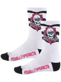 Powell Peralta Ripper Socks Pink/Black Stripe