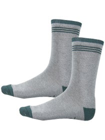 Quasi Note Socks Grey/Forest