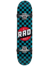 Rad Checker 2 Black/Teal Complete 7.25 x 30