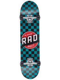 Rad Checkers 2 Black/Teal Complete 7.25 x 30