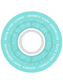 Ricta Clouds Transparent 78a Wheels Aqua/White