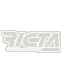 Ricta Logo Outline 6" x 2.375" Sticker White