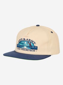 Real 3rd And Army Snapback Hat Natural/Navy