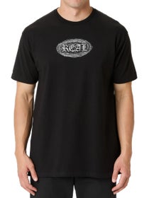 Real Barbed Oval T-Shirt Black
