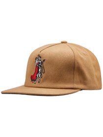 Real Dance With The Devil Snapback Hat Light Brown