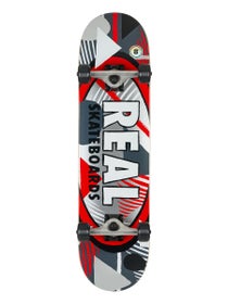 Real Hatched Oval Red Complete 8.0 x 31.8