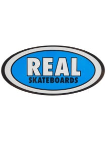 Real Staple Oval Sticker Medium Blue