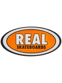 Real Staple Oval Sticker Medium Orange