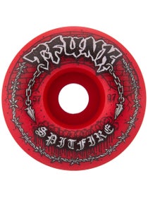 Spitfire F4 T-Funk Raw Radial Full 97a Wheels