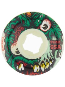 Slime Balls Roskopp Face Two Hardline 95a Wheels White
