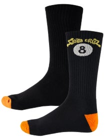 Santa Cruz Winkowski 8Baller Socks Black/Orange