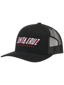 Santa Cruz Big Strip Mesh Hat Black