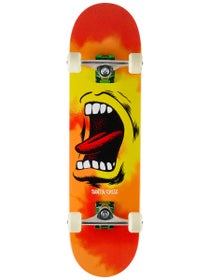 Santa Cruz Big Mouth Flame w/White Whls Comp 8.0x31.25