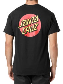 Santa Cruz Classic Dot T-Shirt Black