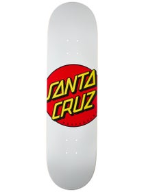 Santa Cruz Classic Dot White Deck 8.5 x 32.2