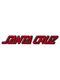 Santa Cruz Classic Strip 10" Sticker Red