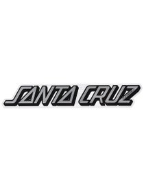 Santa Cruz Classic Strip 10" Sticker Silver