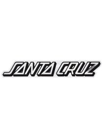 Santa Cruz Classic Strip 10" Sticker  White