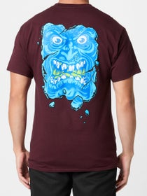 Santa Cruz Roskopp Destruct Face T-Shirt Ath Maroon