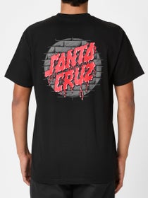 Santa Cruz Delfino Spotlight Dot T-Shirt Black