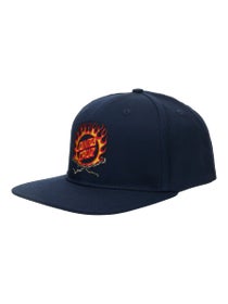 Santa Cruz Forging Dot Snapback Hat Navy