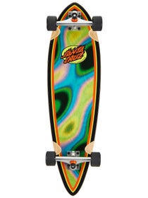 Santa Cruz Oval Flame Lava Dot Pintail Complete 9.2x33