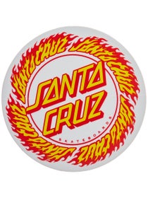 Santa Cruz Flame Ringed Dot 3.5" Sticker