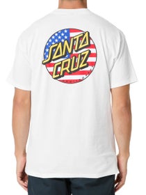 Santa Cruz July 4th Dot T-Shirt White