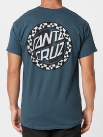 Santa Cruz Malba Crash Dot T-Shirt Blue Dusk