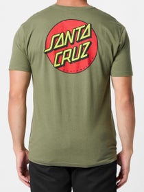 Santa Cruz Classic Dot Chest T-Shirt Military Green