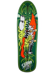 Santa Cruz Meek Pinstripe Slasher Green Deck 9.23x31.67