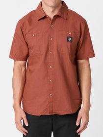Santa Cruz Opus Work Top Button Up Faded Brick