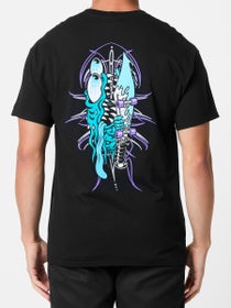 Santa Cruz Meek Pinstripe Slasher T-Shirt Black