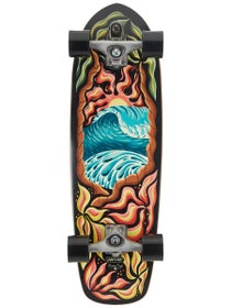 Carver Psychedelic Sunset C7 Surfskate Complete 9.87x32