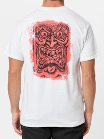 Santa Cruz Roskopp Black Face T-Shirt White